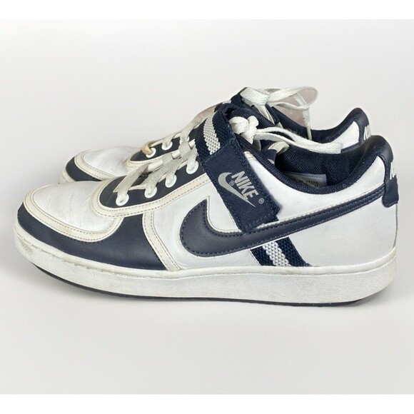 Nike Vandal Low Navy Blue/White Men’s Size 9 USA Pre-owned - Picture 1 of 9